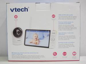 lot 843 image: Vtech 7 Inch Smart Wi-Fi Baby Monitor with Pan and Tilt Screen