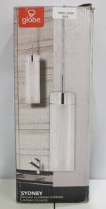 lot 863 image: Globe Electric Single Light 16 Tall Pendant - 64023