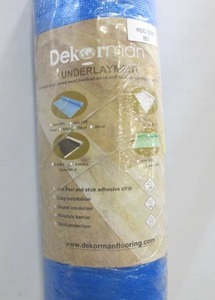 lot 867 image: Dekorman Flooring Carpet Underlayment - 4 Feet Wide - 100 Square Feet