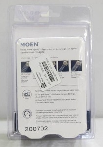 lot 879 image: Moen Ignite 5-Function Wallmount Showerhead Spot-Resist Nickel