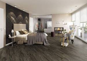 lot 817 image: Trafficmaster (11 Boxes - 390 Sq Ft)  Walnut Ember Grey 6 in. x 36 in. Peel and Stick Vinyl Plank Flooring (36 sq. ft.  case)