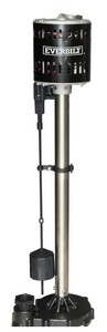 lot 892 image: Everbilt 12 HP Stainless Steel Pedestal Sump Pump