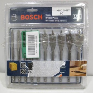 lot 901 image: Bosch Chisel Point Spade Drill Bit Set (10-Piece)