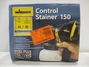 lot 910 image: Wagner Control Stainer 150 HVLP Handheld Sprayer