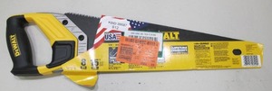 lot 912 image: DeWalt 15 in. Tooth Saw with Aluminum Handle