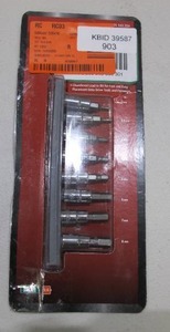 lot 903 image: Husky 14 in. Drive Metric Hex Bit Socket Set (8-Piece)