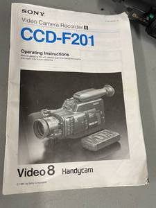 lot 76 image: Vintage Sony Camcorder- CCD-F201
