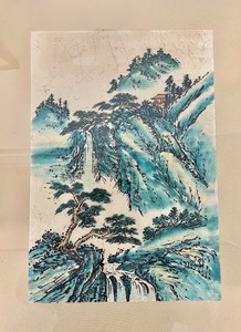 lot 108 image: Beautiful Hand Painted Framed Japanese Art Piece
