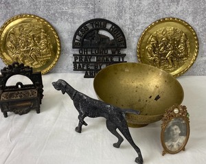 lot 203 image: Antique Collection of Decorative Metal Items