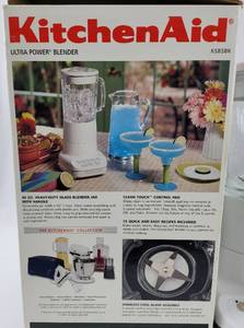 lot 24 image: Fun Small Appliance Collection- Kitchen Aid Blender, West Bend Dessert Maker & Jewelry Steam Cleaner