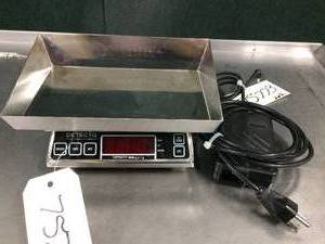 lot 11 image: MSRP $800 Digital DiaperLap Sponge Scale - 4000 g Capacity- Accurate, compact, and easy-to-use... DETECTOs wet diaper scale has been expertly engineered to help you make the most of your valuable time. Great Working Condition