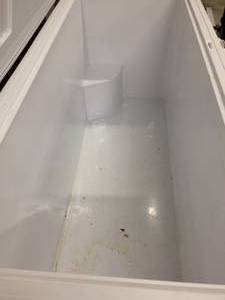 lot 17 image: WOW Big Enough To Hold Two Bucks...(No Antlers) MSRP $900&nbspWHIRLPOOL&nbspWZC3122DW - 22 cu. ft. Chest Freezer with Extra-Large Capacity With Hardware To Padlock It Shut - Great Working Condition