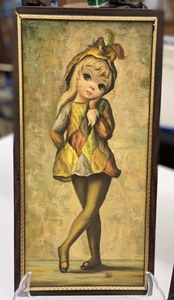 lot 9 image: Two Fun Vintage Big Eye Prints by Maio