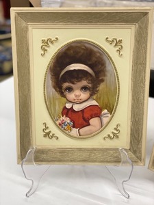 lot 7 image: Pair of Vintage Big Eye Prints