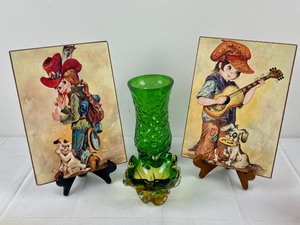 lot 31 image: Vintage Artwork & Art Glass