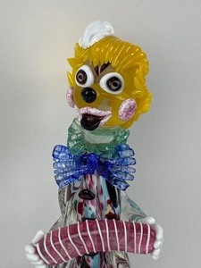 lot 26 image: Vintage Venetian Art Glass Clown