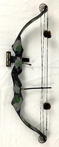 lot 223 image: Polaris PSE GameSport Series Compound Bow (30 Draw Length, 55-70#), Arrows and Field Locker Bow Case