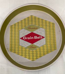 lot 209 image: Retro Delights Grain Belt Metal Tray, Clock Wall Decor & More