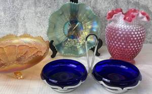 lot 206 image: Collection of Vintage Glass Pieces
