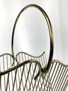 lot 67 image: Vintage Metal Magazine Rack