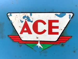 lot 73 image: Vintage ACE Cooler - Aqua Blue