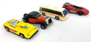 lot 244 image: Four Vintage Hot Wheels Cars, 1980-1994