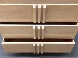 lot 159 image: Ballman Cummings Mid-Century Blonde Dresser with Six Drawers
