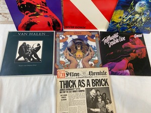 lot 272 image: 7 Vintage Vinyl Records- Black Sabbath, Van Halen, Iron Maiden & More