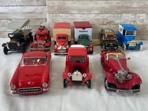 lot 320 image: 9 Vintage Die Cast Model Cars Trucks- Advertising, Remington, Nascar & More