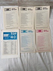 lot 294 image: Vintage KDWB & Record Land Ephemera Top 40