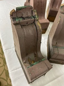 lot 124 image: Twelve Wood Corbels