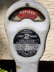 lot 13 image: Vintage Parking Meter