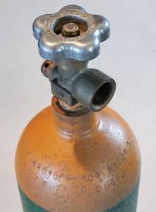 lot 45 image: Argon Compressed Air Welding Tank