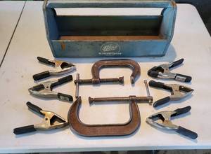 lot 92 image: Tool Carrier With Clamps Lot