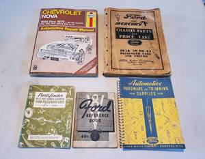 lot 101 image: (6) Vintage Car Manuals