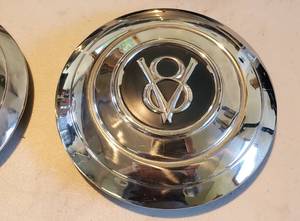 lot 93 image: (4) Vintage Ford Center Caps
