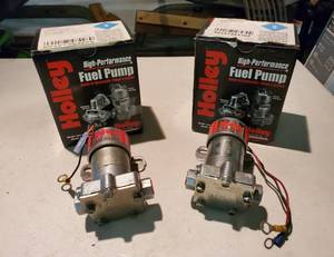 lot 119 image: (2) Holley Electric Fuel Pumps