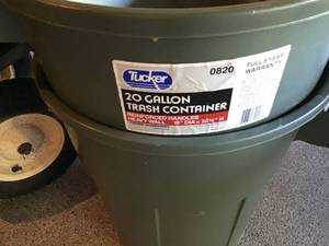 Wheel Barrow & Garbage Bins