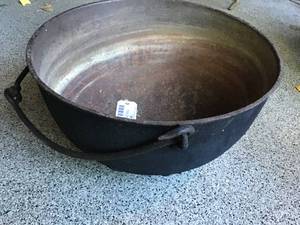 Antique Cast Iron Cauldron