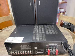 Denon Stereo Amplifier and Bose Speakers