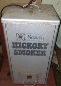 lot 17 image: Sears Hickory Smoker  Electric.