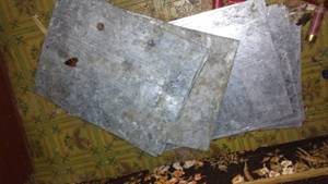 lot 27 image: Plate Steel, approx. 16.  13 x 10.