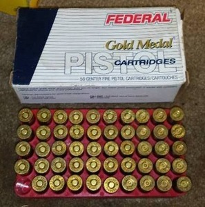 lot 38 image: Federal Gold Medal 38 special wadcutter QTY.50