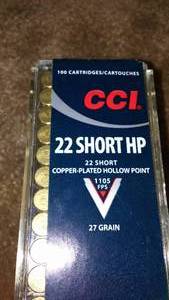 lot 42 image: CCI 22 Short HP Qty 100.