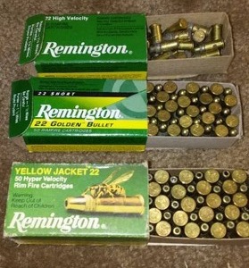 lot 45 image: Remington .22 cal., 3 varieties Qty over 130