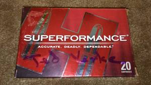 lot 56 image: Hornady Superformance 270 win. Qty 20.
