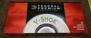 lot 58 image: Federal Premium 222 Rem. Qty 20.