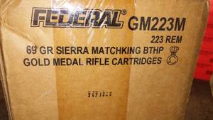 lot 70 image: Federal Cartridges 223 Rem. Qty 200.