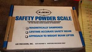 lot 71 image: Lee Safety Powder Scale