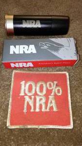 lot 72 image: NRA Patch, knife and light
